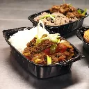 [MENUBOX_C-2_EL377 + LID] Boite noir micro-ondable 2 compartiments avec couvercle transparent ELTRON (2).webp