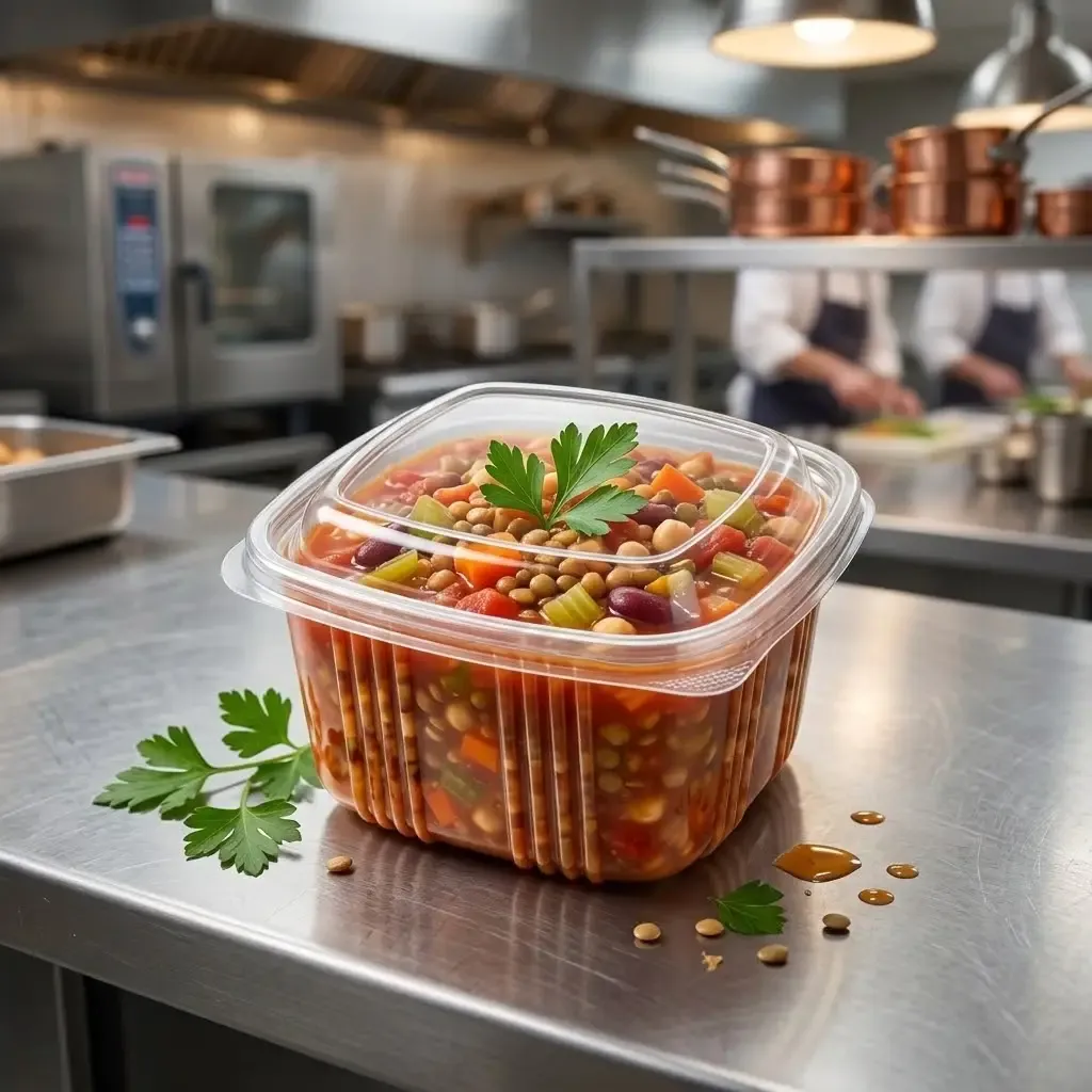 [MENUBOX_C-2_EL377 + LID] Boite noir micro-ondable 2 compartiments avec couvercle transparent ELTRON (14).webp