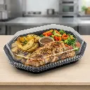 [MENUBOX_C-2_EL377 + LID] Boite noir micro-ondable 2 compartiments avec couvercle transparent ELTRON (27).webp