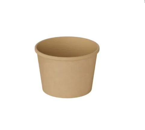 BOWL KRAFT 250ML (1000 pièce par carton) (20 sacs × 50 pc)(20 cartons par palette)