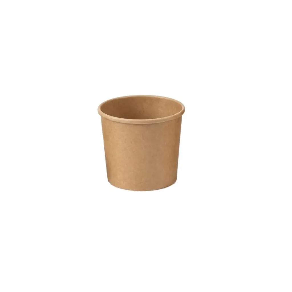 Bol en kraft 350 ml alimentaire (10 sacs × 50 unités)(500 unités par carton )