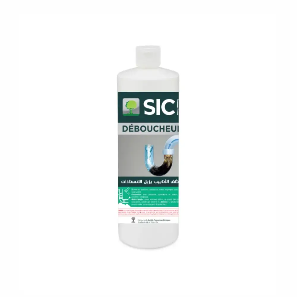 [D77(bouteille_950ML)] Déboucheur de canalisation ultra puissant SIC ( bouteille 950ml )