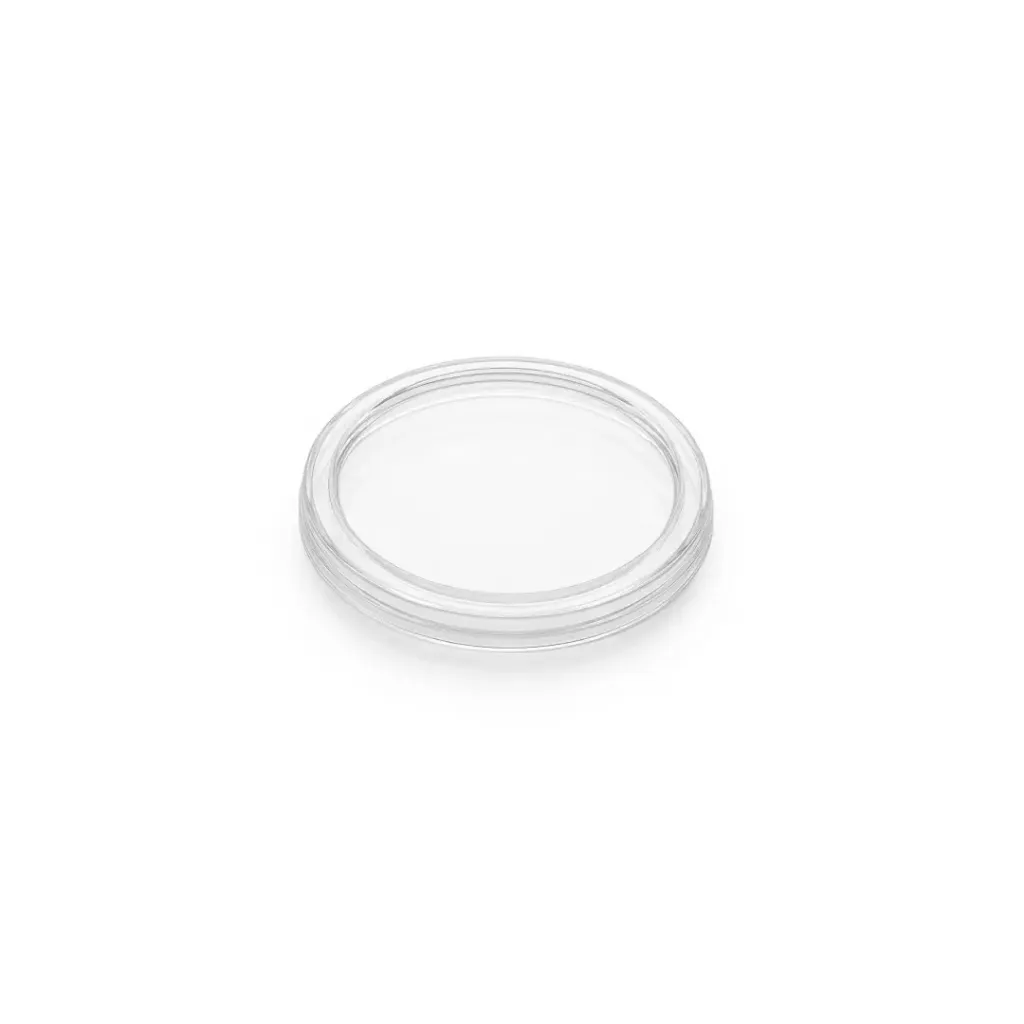 Couvercle plat en PP Ø116 transparent YOMSER  ( 50 unités X 20 sacs ) (1000 unités par carton)