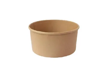 750 ml Kraft Bowl Brown (300 pièce par carton) (6 sacs × 50 pc)  (40 cartons par palette)