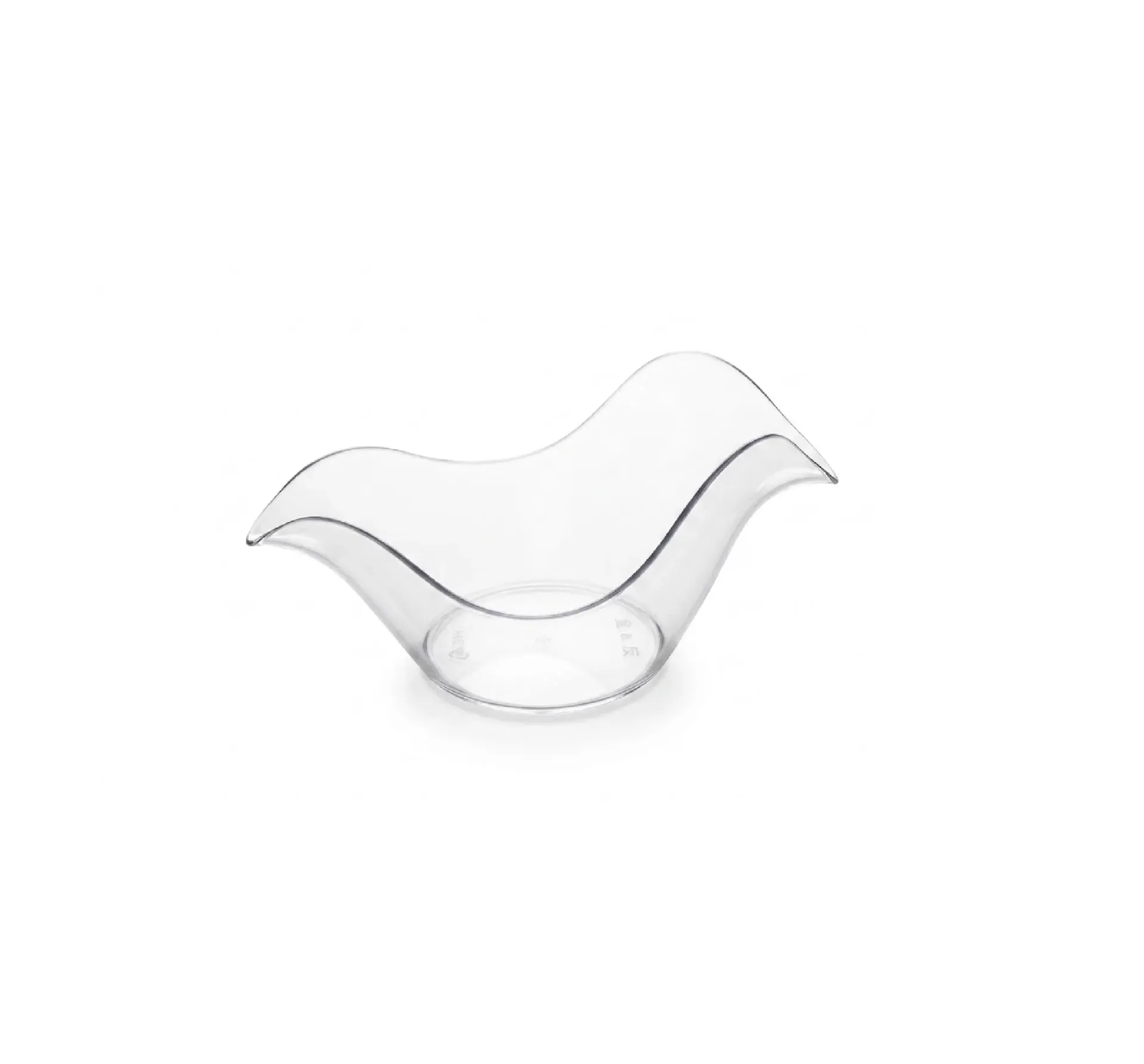 Pack de 12 verrines modernes en cristal transparentes 60 ml ( Tarif par sac de 12 unités)