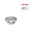 Barquette Aluminium Ronde Spécial Chaud 16,2 x 16,2 cm (100 unités par sac) (600 unités par carton)