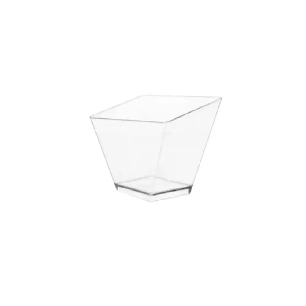 Pack de 24 verrines en cristal  transparentes 60 ml ( Tarif par sac de 24 pcs)
