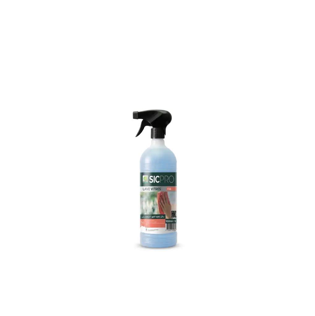 [V58_(Sprays_950_ml)] Détergent destiné au nettoyage des vitres  (carton de 9 sprays de 950 ml) SIC