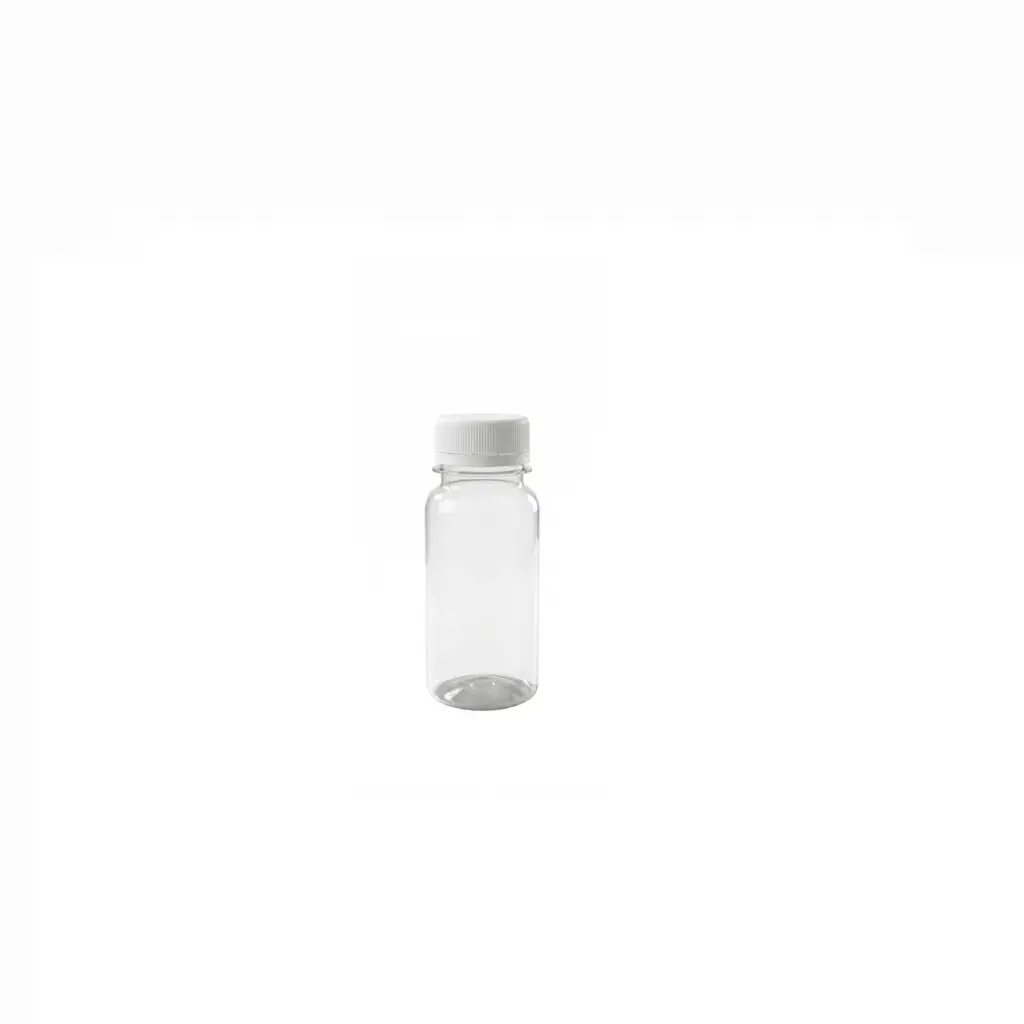 [BOUTEILLE_100ML_30-25] Bouteille 100 ml col 30-25 Ø 30 mm avec bouchon blanc (370 unités par carton) XP