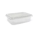 Boîte Rectangulaire 750 ml avec Charnière attaché DEV (6 sacs × 100 pièces)(600 pièce par carton)