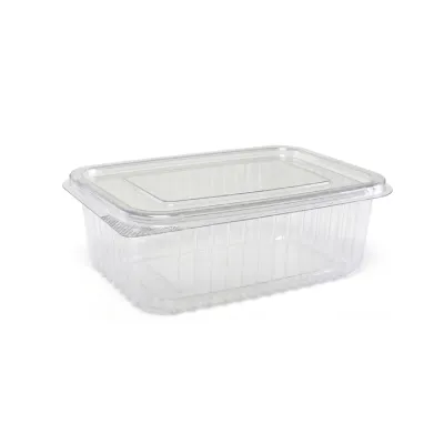 Boîte Rectangulaire 1000 ml avec Charnière attaché DEV ( 400 unités par carton)