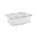 Boîte Rectangulaire 1000 ml avec Charnière attaché DEV ( 400 unités par carton)