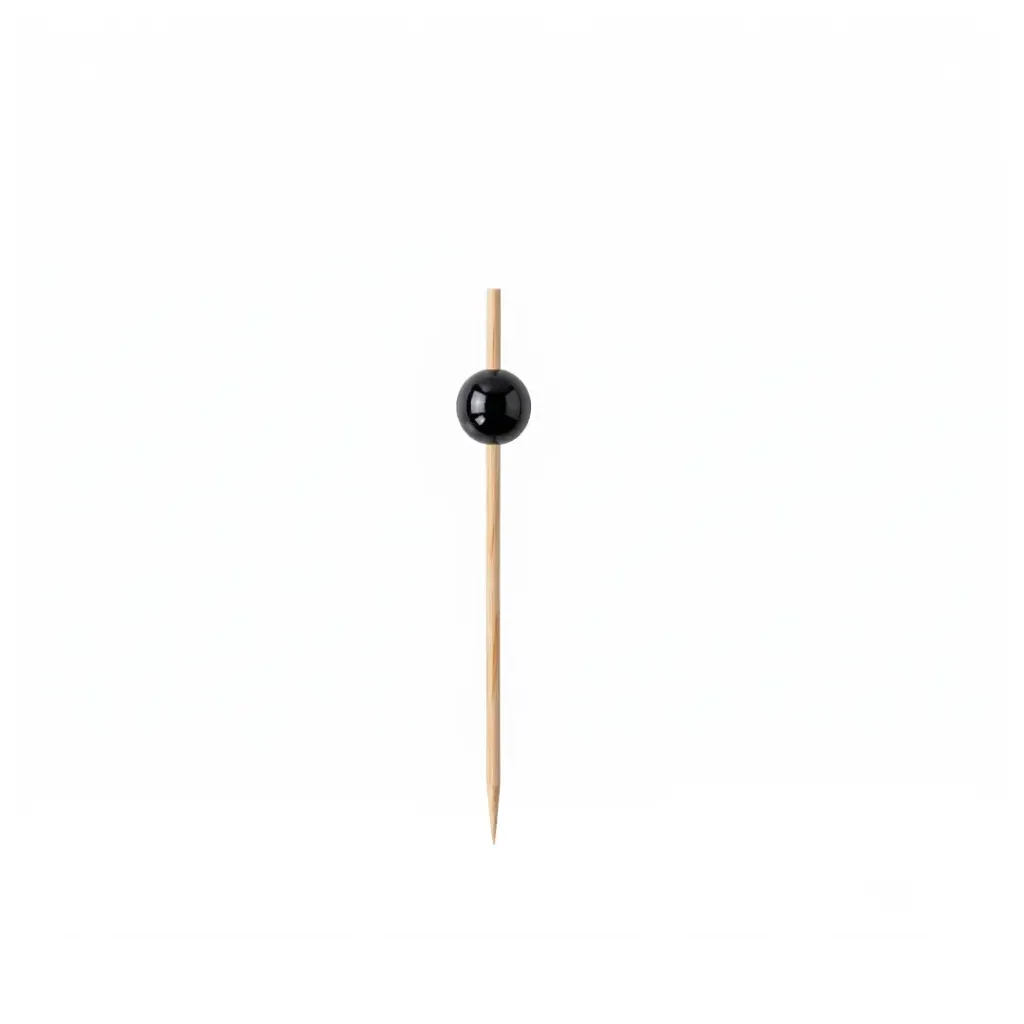 Pique décore boule noire SEH ( 1 unité de vente = sacs de 50 pièces) ( 200 sacs par carton )