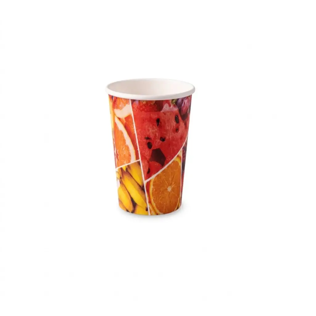 Gobelet en carton pour jus 330 ml PA (50 unités × 20 sacs)(1 000 unités par carton)