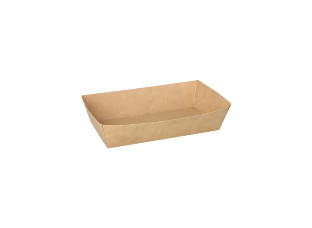 Plateau alimentaire ingraissable 12 x 7,5 x 5 cm (100 unités par sacs) (400 unités par carton) UPS