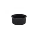 Boite en PP micro-ondable ronde Ø116 noir 350 ml YOMSER ( 50 unités X 20 sacs ) ( 1000 unités par carton)
