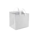 Sac isotherme blanc avec adhésive L27 x H24 x S18 cm  ( 25 unités par sac) ( 400 unités par carton)