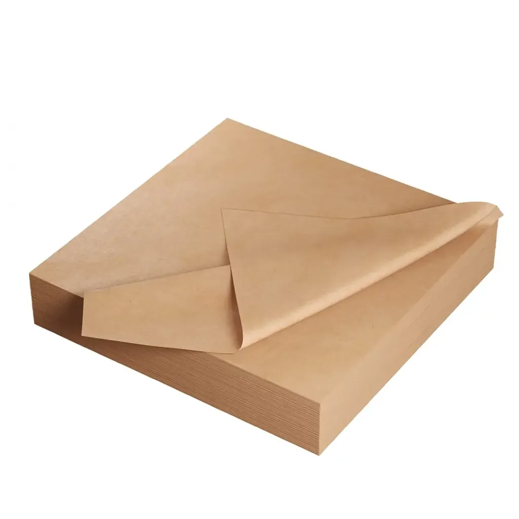 [PAPIER DECOUPE KRAFT 40*30] Papier decoupé en papier ingraissable kraft brun 40*30 cm ( 500 unités par sac)