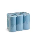 Essuie-tout « Bleu » à dévidage central – 6 rouleaux  168m et 560 feuilles par rouleau pour machine 239 MARS