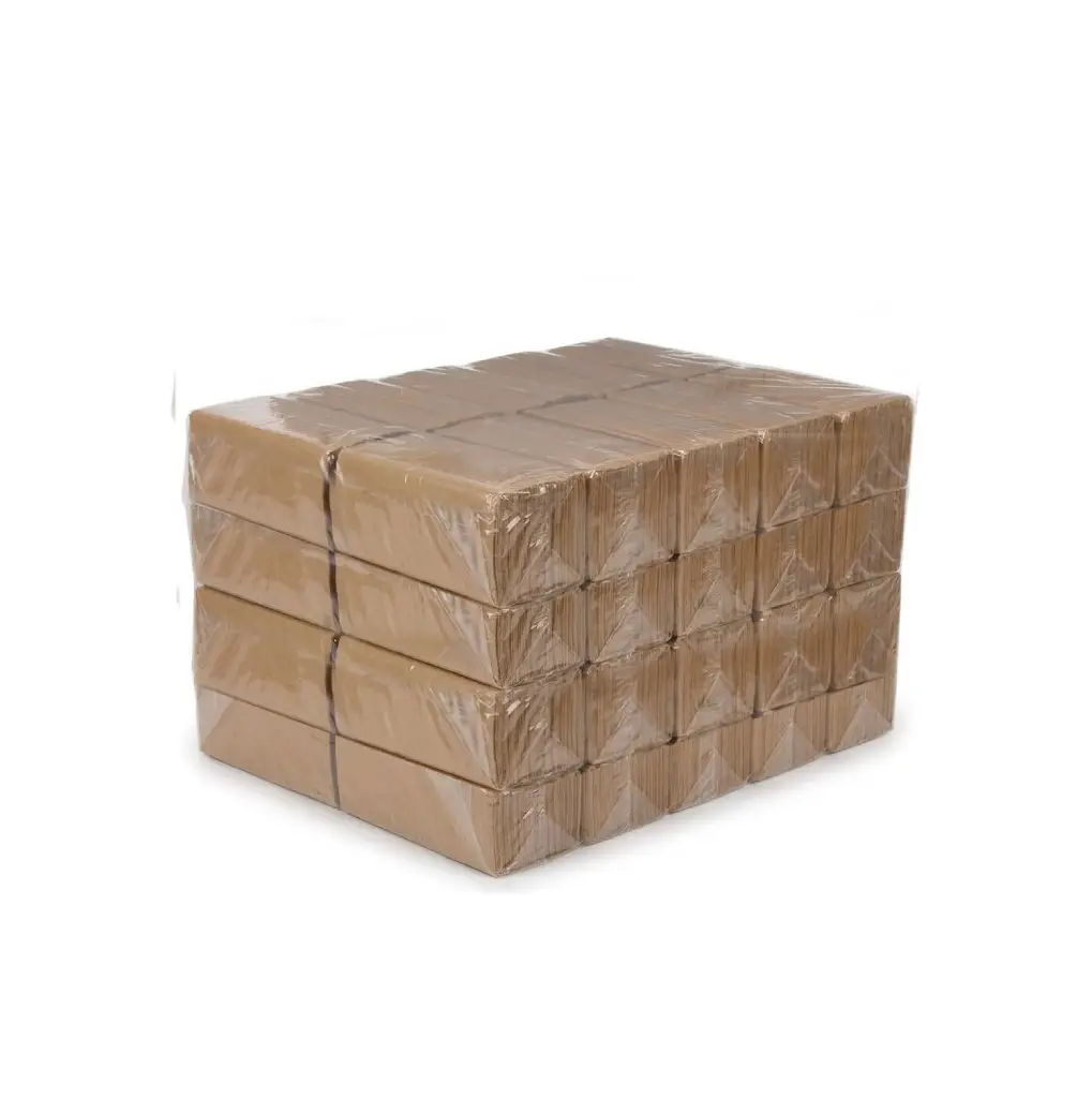 [138] Serviette MARRON plié 16 cm x 10 cm 100% ouate, 2 PLY, 200 feuilles x 20 paquets pour distributeur 261 et 177 MARS
