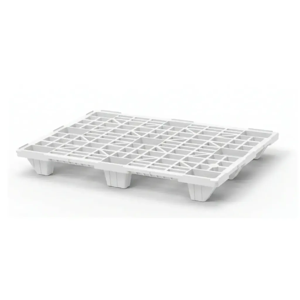 Palette Plastique BLANCHE OW 800 * 1200 * 145 mm
