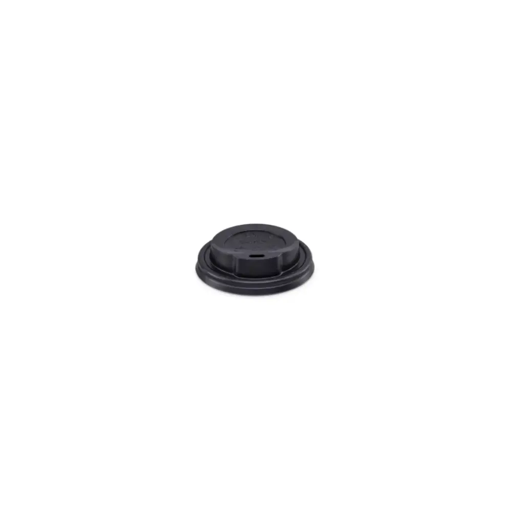 Couvercle pipette en plastique 6.5 oz noir (20 sacs x 50 unités) noir (1000 unités par carton)