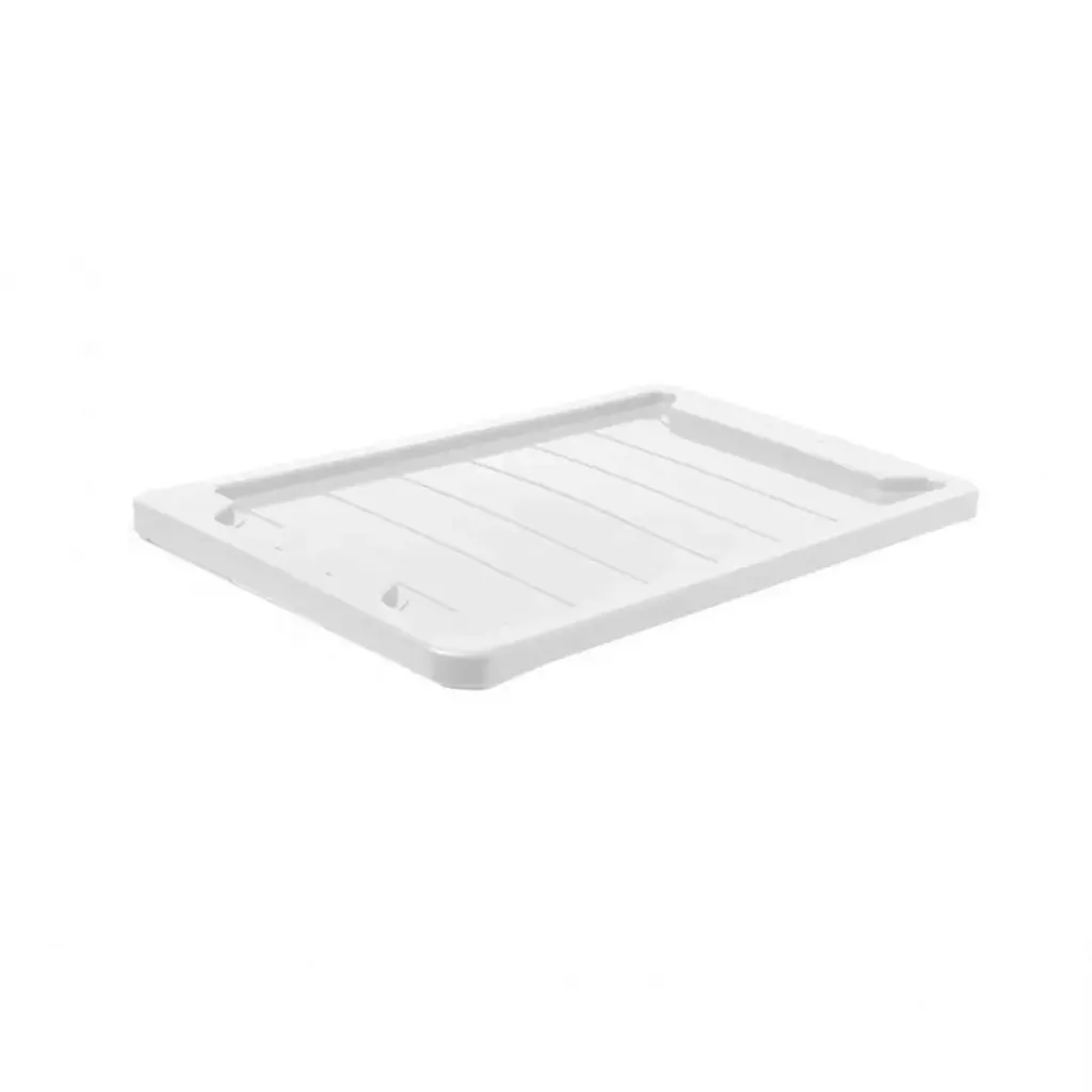 Couvercle blanc injection en PP pour caisse de rangement 6425