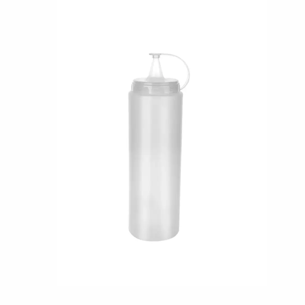 Bouteille à sauce en plastique transparente 700 ml ( 23,6 oz) TITIZ (40 unités par carton)