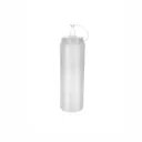 Bouteille à sauce en plastique transparente 700 ml ( 23,6 oz) TITIZ (40 unités par carton)