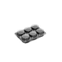Set Macaron pour 6 piéces macarons noir en plastique HAS ( 500 unités par carton)