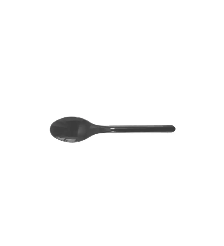Cuillère noire en plastique NOV ( carton de 1000 unités =10 petit sac de 100 unités) ( 1 unité de vente = sachets de 100 pièces)