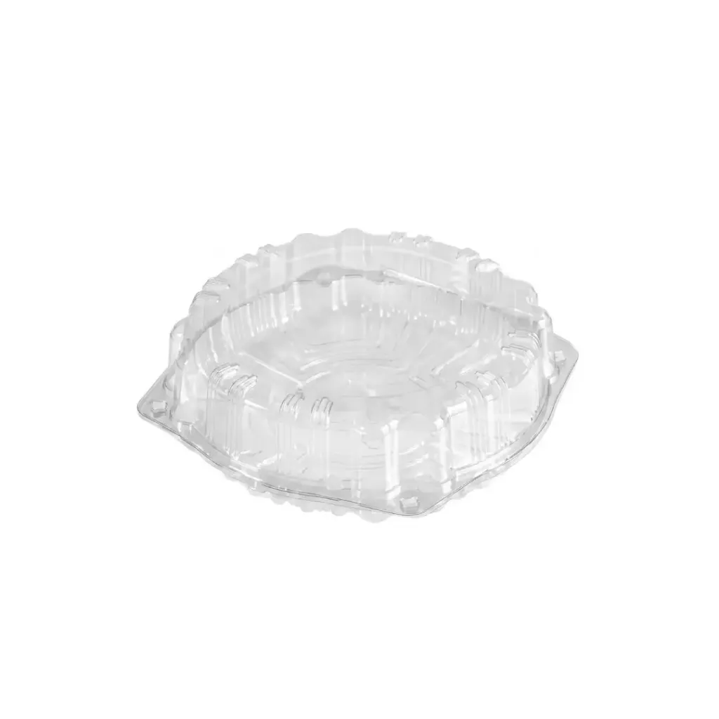 Boite ronde pour tarte avec couverle charnière ⌀ 235 mm hauteur 80 mm (210 unités par carton) HOT