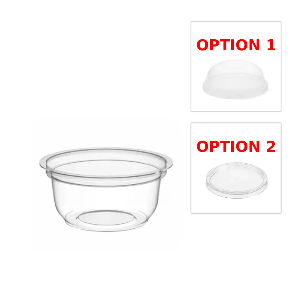 [IC15] Coupe à dessert 150 ml en PS pour chaud (50 unités x 20 sacs)(1000 unités par carton)  Cosmoplast