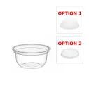 Coupe à dessert 150 ml en PS pour chaud (50 unités x 20 sacs)(1000 unités par carton)  Cosmoplast
