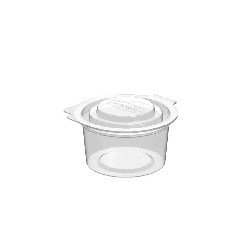 Sauce container transparente 60 ml Cosmoplast ( 1500 unités par carton)