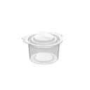Saucière en plastique 80 ml avec couvercle (CE08) cosmoplast