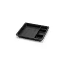 Barquette pour sushi 160 x 120 mm 4 compartiments  (600 unités par carton) OZGE