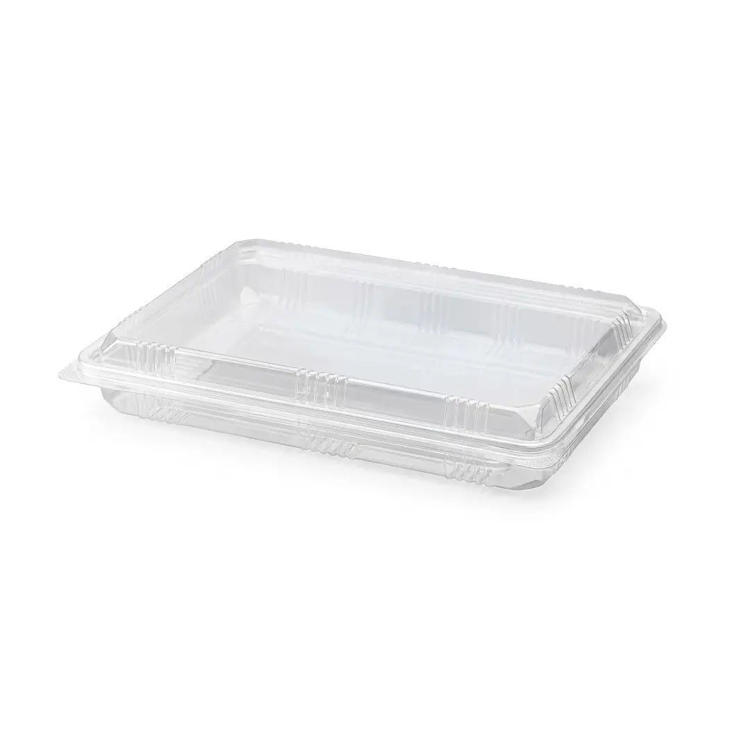 Boîte transparente en PET baklawa 1000 ml  (100 unités* 2 sacs) (200 unités par carton) EQ 5104 ELTRON