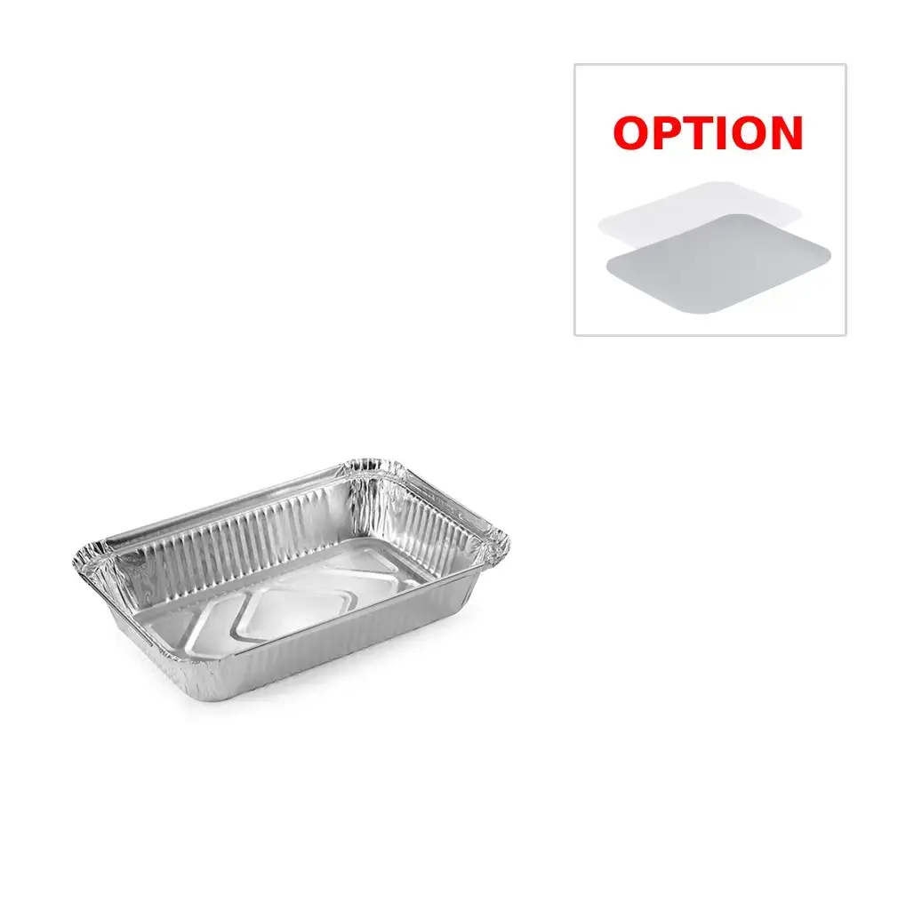 [8389_ALU] Barquette Aluminium Rectangulaire 890 ml( Carton de 1000 unités ) Cosmoplast