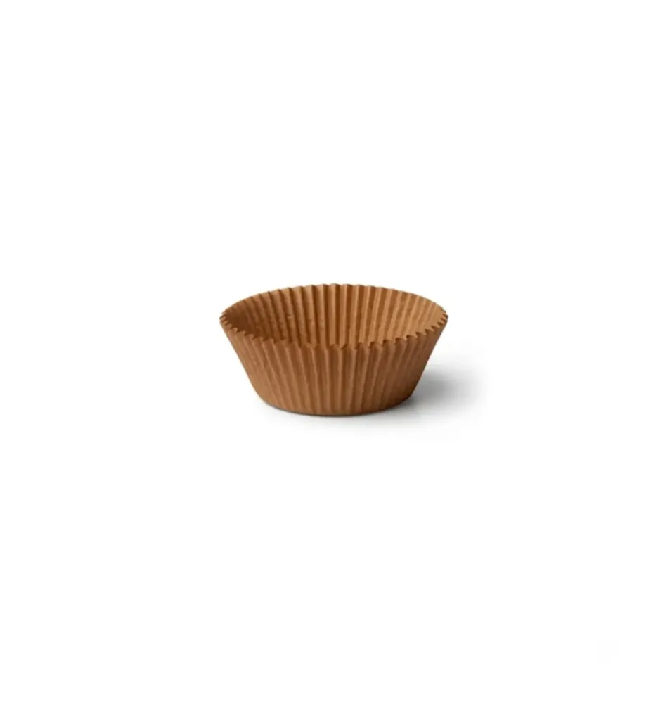 CAISSETTE PLISSEE N°6 MARRON saca ( 1 unité de vente = sac de 250 pièces)( 100 sacs/carton)