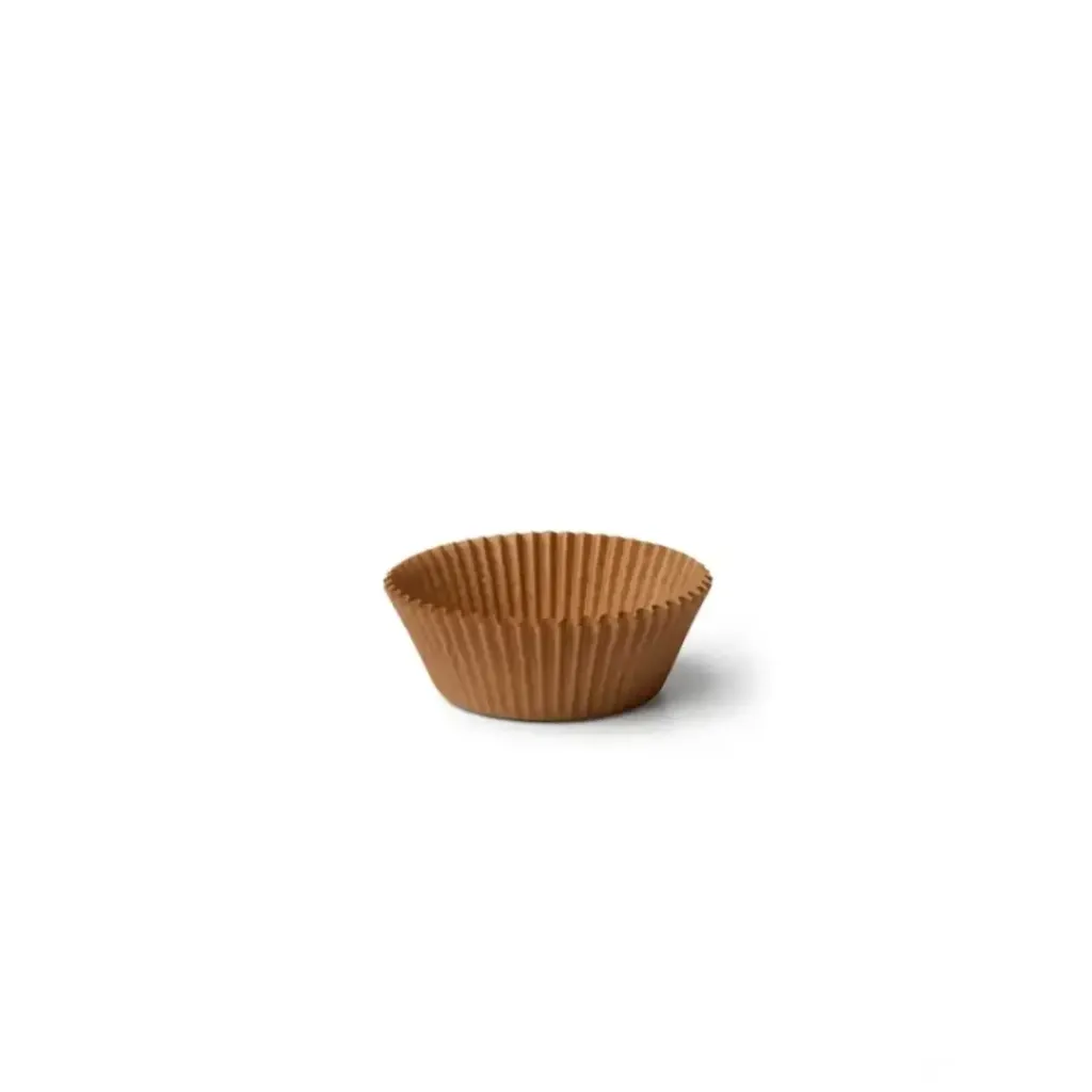 Caissette plissée N°6 marron SACA (250 pièces par sachet) (100 sachets par carton)( 1 unité de vente = sachet de 250 pièces)