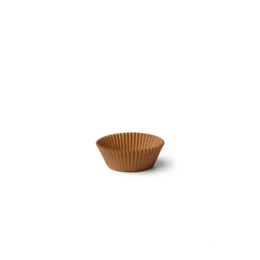 Caissette plissée N°5 marron SACA (250 pièces par sachet) (100 sachets par carton)( 1 unité de vente = sachet de 250 pièces)