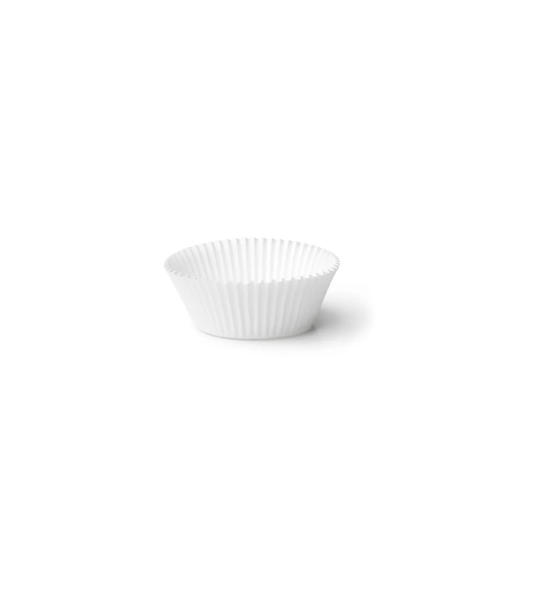 CAISSETTE PLISSEE N°5 BLANC saca( 250PCS/SACHET)( 100 sacs/carton)