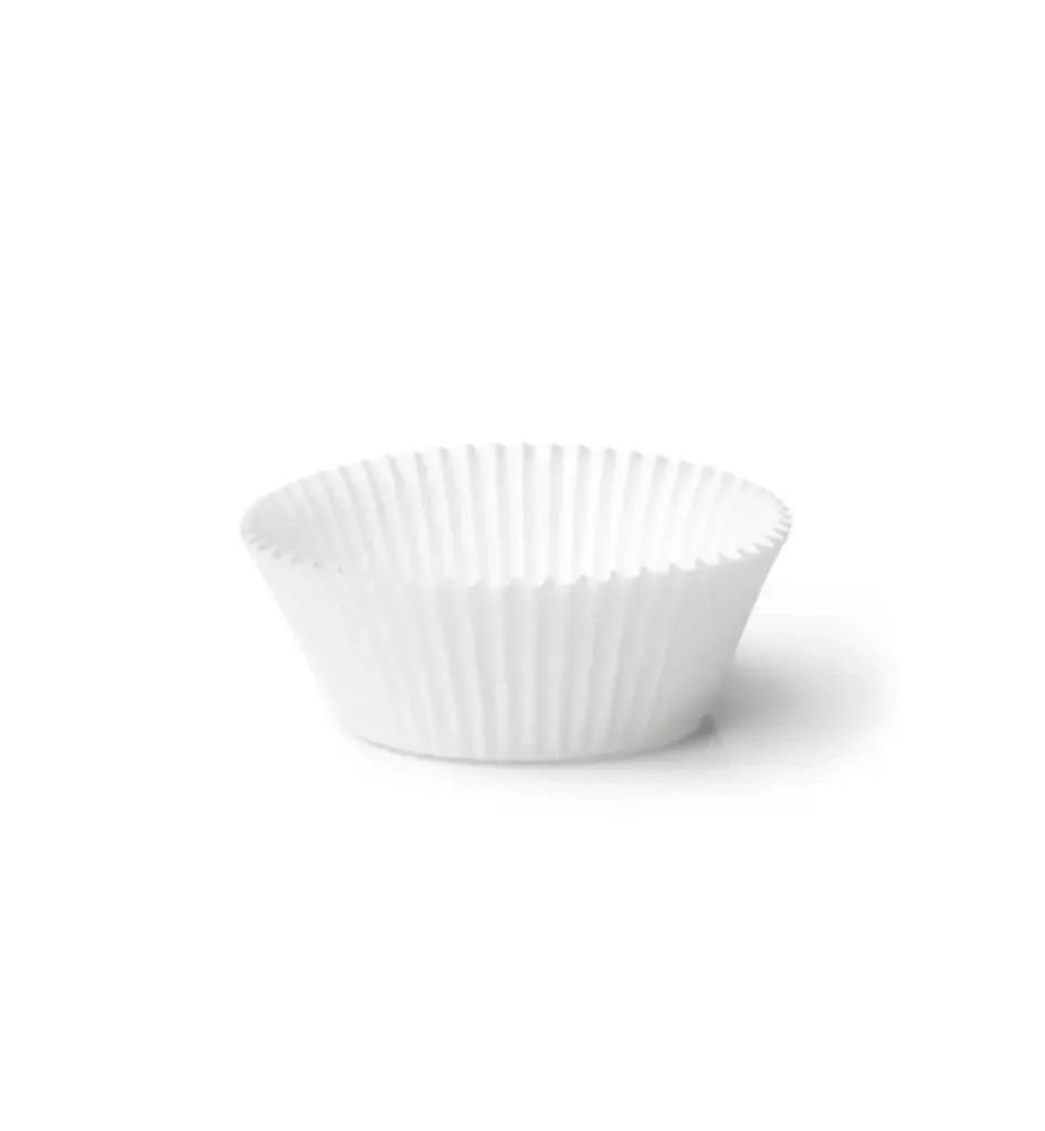 Caissette plissée N°8 blanche SACA (250 pièces par sachet) (100 sachets par carton)( 1 unité de vente = sachet de 250 pièces)
