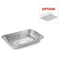 Barquette Aluminium 255 x 192 x 60 mm rectangulaire 1850 ml ( Carton de 400 unités ) Cosmoplast