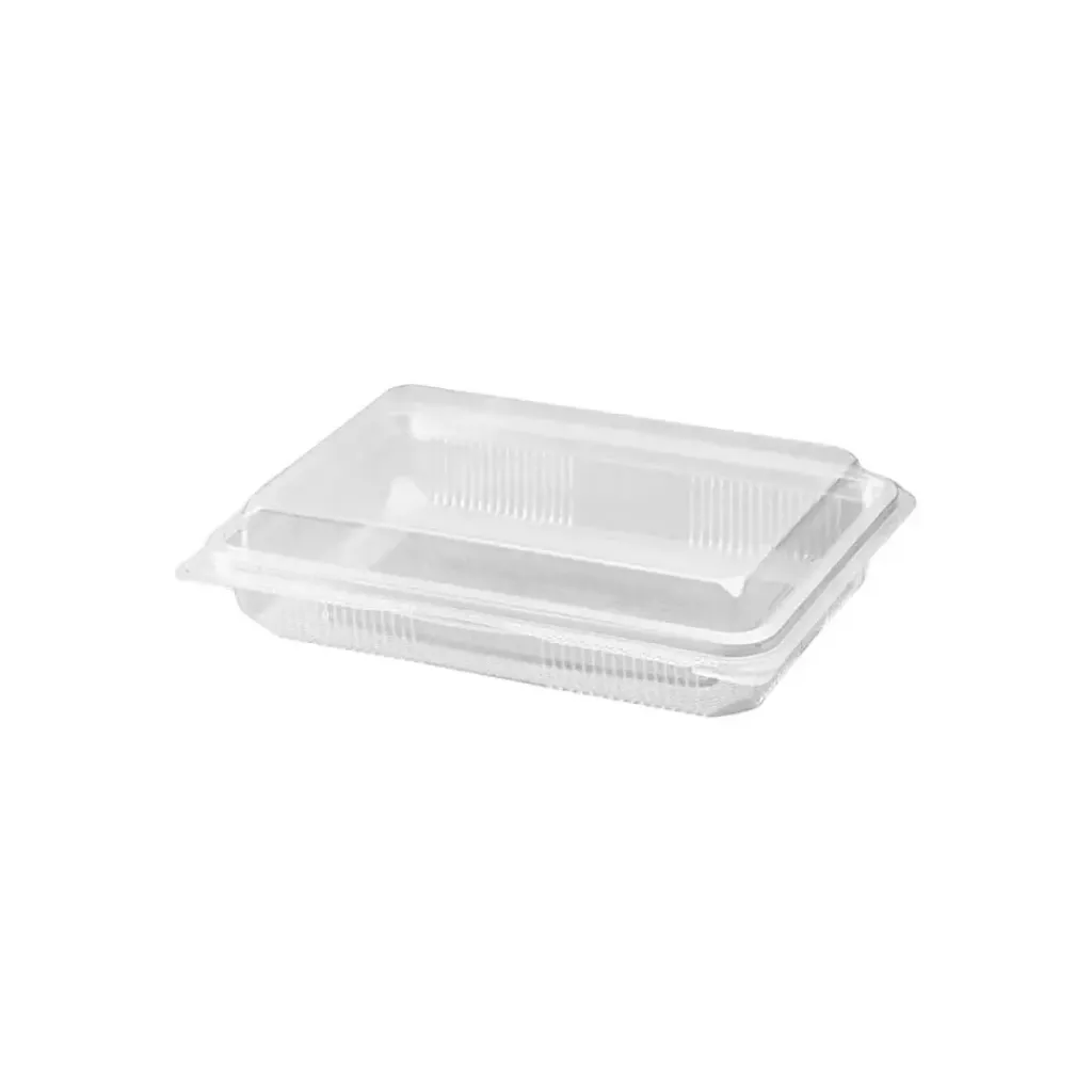 Boite rectangulaire avec couvercle charniere 500 ml 175*120*40 mm (250 unités par carton) OZGE