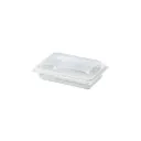 Boîte avec couvercle charnière 250 ml Özge (sachet : 25 unités x 16 sacs) (400 unités par carton)