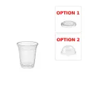 Gobelet transparent 250 ml ( 8 oz ) en plastique Cosmoplast ( 1000 unités par carton)