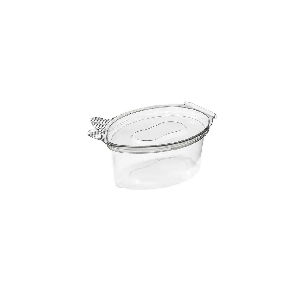 [OSK_30cc] Saucière OSK en plastique 30 ml avec couvercle attaché Ozge ( 2000 pièces par carton)