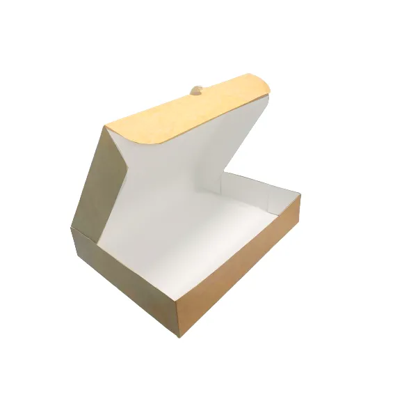 Lunch box en kraft alimentaire ckb 26*19*6,5 cm PM (200 unités par carton) DEL
